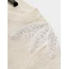 image:imageZESICA Womens Fall Long Sleeve Sweaters 2026 Crew Neck Knit Loose Dressy Pullover Tops Winter Trendy OutfitsApricot