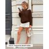 image:imageZESICA Womens Fall Long Sleeve Sweaters 2026 Crew Neck Knit Loose Dressy Pullover Tops Winter Trendy OutfitsCaramel