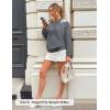 image:imageZESICA Womens Fall Long Sleeve Sweaters 2026 Crew Neck Knit Loose Dressy Pullover Tops Winter Trendy OutfitsGrey