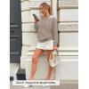 image:imageZESICA Womens Fall Long Sleeve Sweaters 2026 Crew Neck Knit Loose Dressy Pullover Tops Winter Trendy OutfitsKhaki
