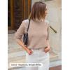 image:imageZESICA Womens Fall Long Sleeve Sweaters 2026 Crew Neck Knit Loose Dressy Pullover Tops Winter Trendy OutfitsOatmeal