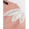 image:imageZESICA Womens Fall Long Sleeve Sweaters 2026 Crew Neck Knit Loose Dressy Pullover Tops Winter Trendy OutfitsPink