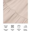 image:imageZESICA Womens 2026 Summer Casual Flutter Short Sleeve Crew Neck Smocked Elastic Waist Tiered Midi DressApricot