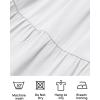 image:imageZESICA Womens 2026 Summer Casual Flutter Short Sleeve Crew Neck Smocked Elastic Waist Tiered Midi DressWhite