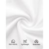 image:imageZESICA Womens Short Sleeve Shirts 2026 Summer Cowl Neck Ruched Slim Fit TShirts Going Out Tops Dressy Casual ClothesWhite