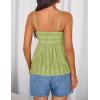 image:imageZESICA Womens Summer Spaghetti Strap Tank Tops 2026 Trendy Going Out Sleeveless V Neck Flowy Y2K Cami Top Fashion OutfitsGreen