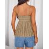 image:imageZESICA Womens Summer Spaghetti Strap Tank Tops 2026 Trendy Going Out Sleeveless V Neck Flowy Y2K Cami Top Fashion OutfitsKhaki