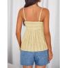 image:imageZESICA Womens Summer Spaghetti Strap Tank Tops 2026 Trendy Going Out Sleeveless V Neck Flowy Y2K Cami Top Fashion OutfitsLight Yellow