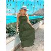 image:imageZESICA Womens 2026 Summer Boho Maxi Dresses Strapless Off Shoulder Lace Flowy A Line Beach Vacation Long SundressArmygreen