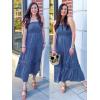 image:imageZESICA Womens 2026 Summer Boho Maxi Dresses Strapless Off Shoulder Lace Flowy A Line Beach Vacation Long SundressBlue