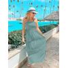 image:imageZESICA Womens 2026 Summer Boho Maxi Dresses Strapless Off Shoulder Lace Flowy A Line Beach Vacation Long SundressSage