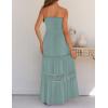 image:imageZESICA Womens 2026 Summer Boho Maxi Dresses Strapless Off Shoulder Lace Flowy A Line Beach Vacation Long SundressSage
