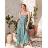 image:imageZESICA Womens 2026 Summer Boho Maxi Dresses Strapless Off Shoulder Lace Flowy A Line Beach Vacation Long SundressSage