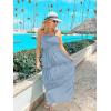 image:imageZESICA Womens 2026 Summer Boho Maxi Dresses Strapless Off Shoulder Lace Flowy A Line Beach Vacation Long SundressSkyblue