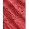 image:imageZESICA Womens 2026 Summer Boho Maxi Dresses Strapless Off Shoulder Lace Flowy A Line Beach Vacation Long SundressWatermelon