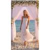 image:imageZESICA Womens 2026 Summer Boho Maxi Dresses Strapless Off Shoulder Lace Flowy A Line Beach Vacation Long SundressWhite