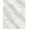image:imageZESICA Womens 2026 Summer Boho Maxi Dresses Strapless Off Shoulder Lace Flowy A Line Beach Vacation Long SundressWhite