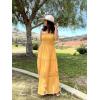image:imageZESICA Womens 2026 Summer Boho Maxi Dresses Strapless Off Shoulder Lace Flowy A Line Beach Vacation Long SundressYellow