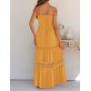 image:imageZESICA Womens 2026 Summer Boho Maxi Dresses Strapless Off Shoulder Lace Flowy A Line Beach Vacation Long SundressYellow