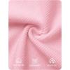 image:imageZESICA Womens Summer Short Sleeve Knit Mini Dress 2026 Casual V Neck Button Front Business Work Sweater Short DressesPink