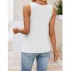 image:imageZESICA Womens Summer Sleeveless Tank Tops 2026 Casual V Neck Cami Shirts Knit Sweater Vest Going Out Trendy OutfitsWhite