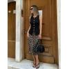 image:imageZESICA Business Casual Sweater Vest Tops for Women 2026 Summer Fashion Button Down Sleeveless Knit Office Work OutfitsBlack