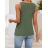 image:imageZESICA Womens Summer Sleeveless Knit Vest Tops 2026 Casual V Neck Wool Blend Sweaters Going Out Tank Top Trendy OutfitsGreen