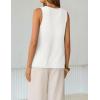 image:imageZESICA Womens Summer Crochet Sleeveless V Neck Vest Tops 2026 Casual Lightweight Knit Sweaters Fashion Vacation ClothesWhite