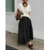 image:imageZESICA Summer Short Sleeve Sweater for Women 2026 Casual V Neck Oversized Sweater Vest Lightweight Knit Pullover TopsWhite