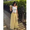 image:imageZESICA Womens Summer One Shoulder Going Out Tops 2026 Trendy Sleeveless Fitted Fashion Floral Y2K ShirtsSolidwhite