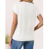 image:imageZESICA Womens Summer Wool Blend Short Sleeve Sweater Top 2026 Business Casual Lightweight Trendy Tank TopsWhite