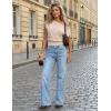 image:imageZESICA Womens Summer Off Shoulder Short Sleeve Sweater Vest 2026 Floral Knit Loose Going Out Tops Trendy Cute ClothesAlmond