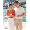 image:imageZESICA Womens Sleeveless Tank Tops 2026 V Neck Ribbed Knit Shirts Summer Casual Cute Y2K Sweater VestOrange