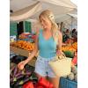 image:imageZESICA Womens Sleeveless Tank Tops 2026 V Neck Ribbed Knit Shirts Summer Casual Cute Y2K Sweater VestSage