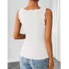 image:imageZESICA Womens Sleeveless Tank Tops 2026 V Neck Ribbed Knit Shirts Summer Casual Cute Y2K Sweater VestWhite