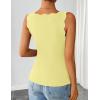 image:imageZESICA Womens Sleeveless Tank Tops 2026 V Neck Ribbed Knit Shirts Summer Casual Cute Y2K Sweater VestYellow