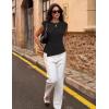 image:imageZESICA Womens Boat Neck Cap Sleeve Tops Dressy Casual Peplum Shirts 2026 Summer Tunic Blouses Fashion Trendy ClothesBlack