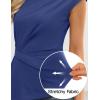 image:imageZESICA Womens Boat Neck Cap Sleeve Tops Dressy Casual Peplum Shirts 2026 Summer Tunic Blouses Fashion Trendy ClothesRoyalblue