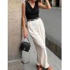 image:imageZESICA Womens Cowl Neck Business Casual Tank Tops 2026 Summer Sleeveless Knit Shirts Work Dressy BlousesBlack