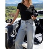 image:imageZESICA Womens Summer Asymmetrical T Shirts 2026 Short Sleeve Ruched Slim Y2K Going Out Tops Dressy Casual Fashion OutfitsBlack
