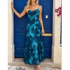 image:imageZESICA Womens Summer Floral Sleeveless Maxi Dress 2026 Boho Mesh Spaghetti Strap Flowy Beach Wedding Guest Long DressesLake