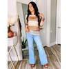 image:imageZESICA Womens 2026 Summer Crochet Hollow Out Long Sleeve Beach Bikini Swimsuit Mesh Cover Up Tunic TopKhaki