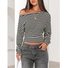 image:imageZESICA Womens Fall Long Sleeve Off Shoulder Going Out Tops  Asymmetrical Neck Shirt Crop Tops Cinched Waist Top Long Batwing Sleeve Tops Fall Shirts Date Night tops Trendy ClothesBeige
