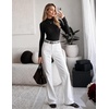 image:imageZESICA Womens 2026 Fall Long Sleeve Mock Neck Tops Going Out Knit Shirts  Slim Fit TopsRibbed Sweater TopsStretchyLightweight2026 Casual Basic shirtsBusiness Casual OutfitsFashion ClothesBlack