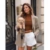 image:imageZESICA Womens Mesh Sheer Turtleneck Long Sleeve Shirts  See Through Fitted Blouses Sexy Cute TShirts Going Out Tops Date Night Party Clubwear Shirts 2026 Fall Layering OutfitsCaramel