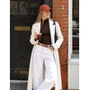 image:imageZESICA Womens Mesh Sheer Turtleneck Long Sleeve Shirts  See Through Fitted Blouses Sexy Cute TShirts Going Out Tops Date Night Party Clubwear Shirts 2026 Fall Layering OutfitsCoffee
