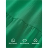 image:imageZESICA Womens Summer Casual Cutout Flowy Vacation Maxi Dress  Short Puff Sleeve A Line Smocked Dress Beach Party Dresses Spring Summer Wedding Guest Long DressGreen