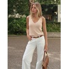 image:imageZESICA Womens Summer Knit Vest Tops Wool Blend Sweaters  Sleeveless TopsGoing Out TopsTrendy VestsCasual V Neck Tank TopTrendy OutfitsBusiness Casual TopsWork Office VestsApricot