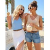 image:imageZESICA Womens Summer Knit Vest Tops Wool Blend Sweaters  Sleeveless TopsGoing Out TopsTrendy VestsCasual V Neck Tank TopTrendy OutfitsBusiness Casual TopsWork Office VestsApricot