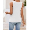 image:imageZESICA Womens Summer Knit Vest Tops Wool Blend Sweaters  Sleeveless TopsGoing Out TopsTrendy VestsCasual V Neck Tank TopTrendy OutfitsBusiness Casual TopsWork Office VestsWhite